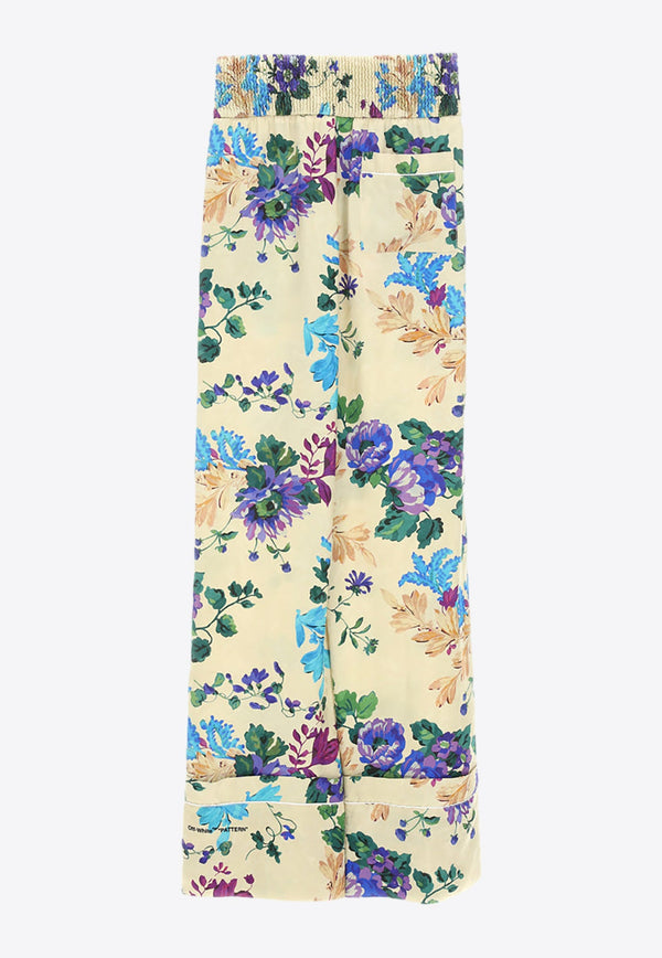 Floral Print Pajama Pants