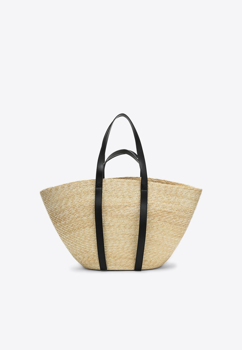 Day Off Woven Raffia Tote Bag