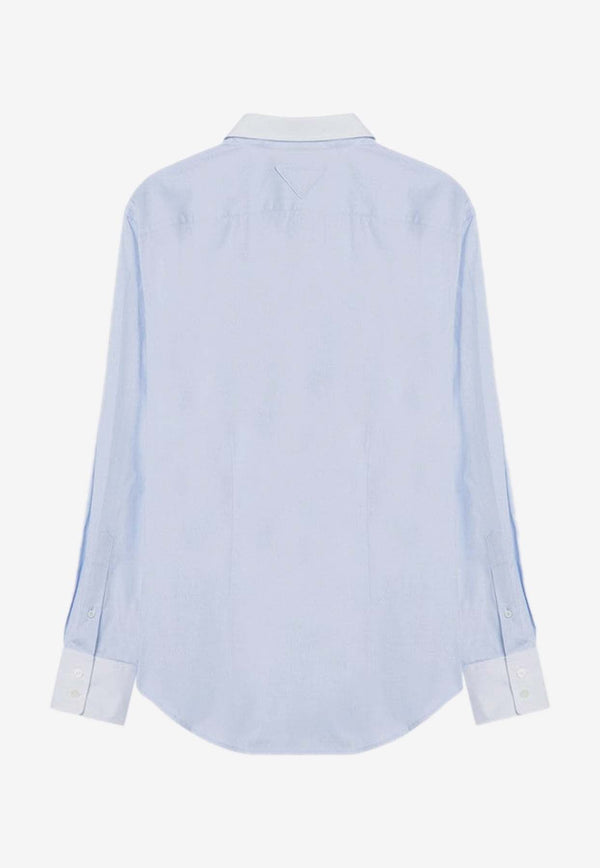 Long-Sleeved Buttoned Shirt