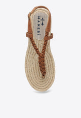 Canyon Braided Leather Sandals