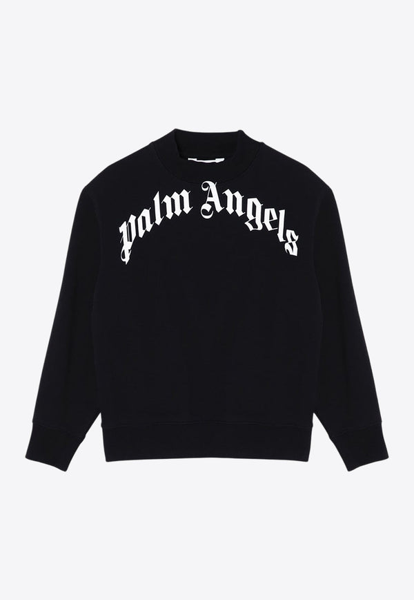 Boys Curve Logo Sweatshirt