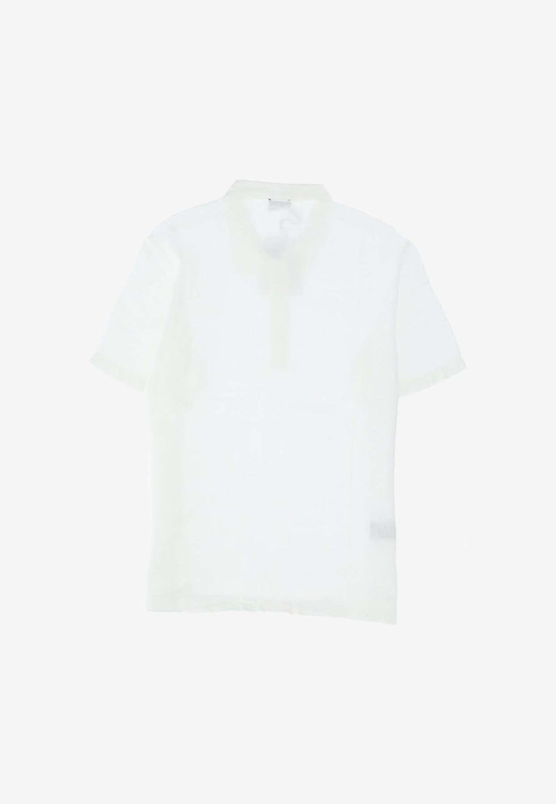 Boys Polo T-shirt in Linen