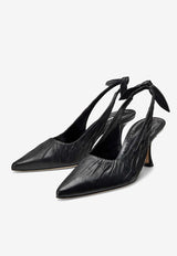 Pelagalo 70 Nappa Leather Slingback Pumps