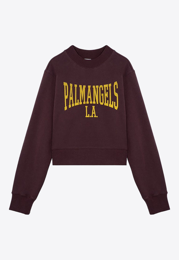 Logo Print College Sweatshirt