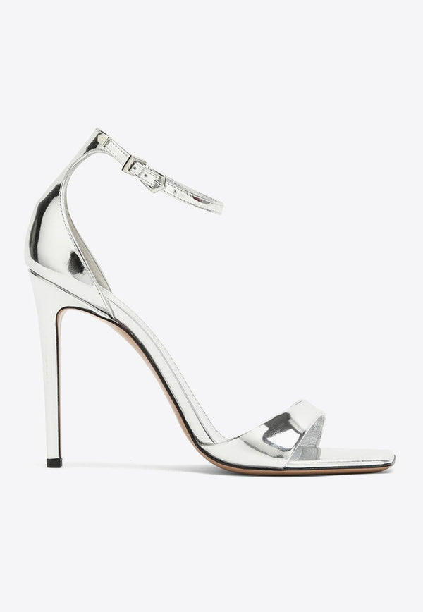 105 Mirrored Leather Sandals