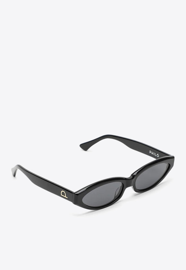 Quin Oval Sunglasses