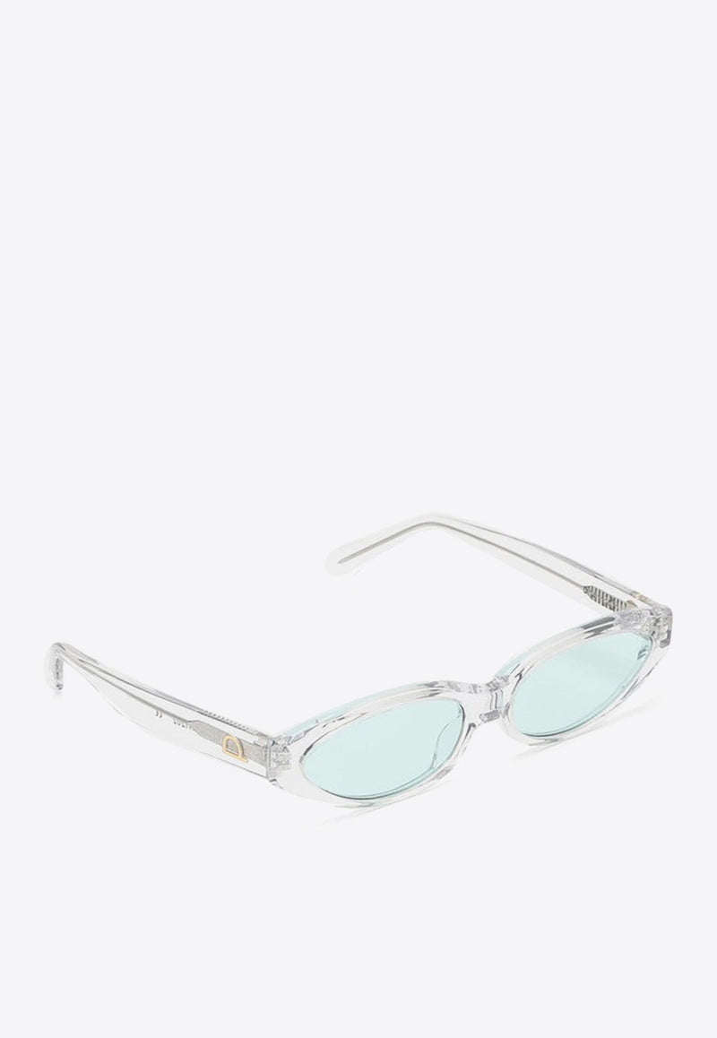 Quin Oval Sunglasses