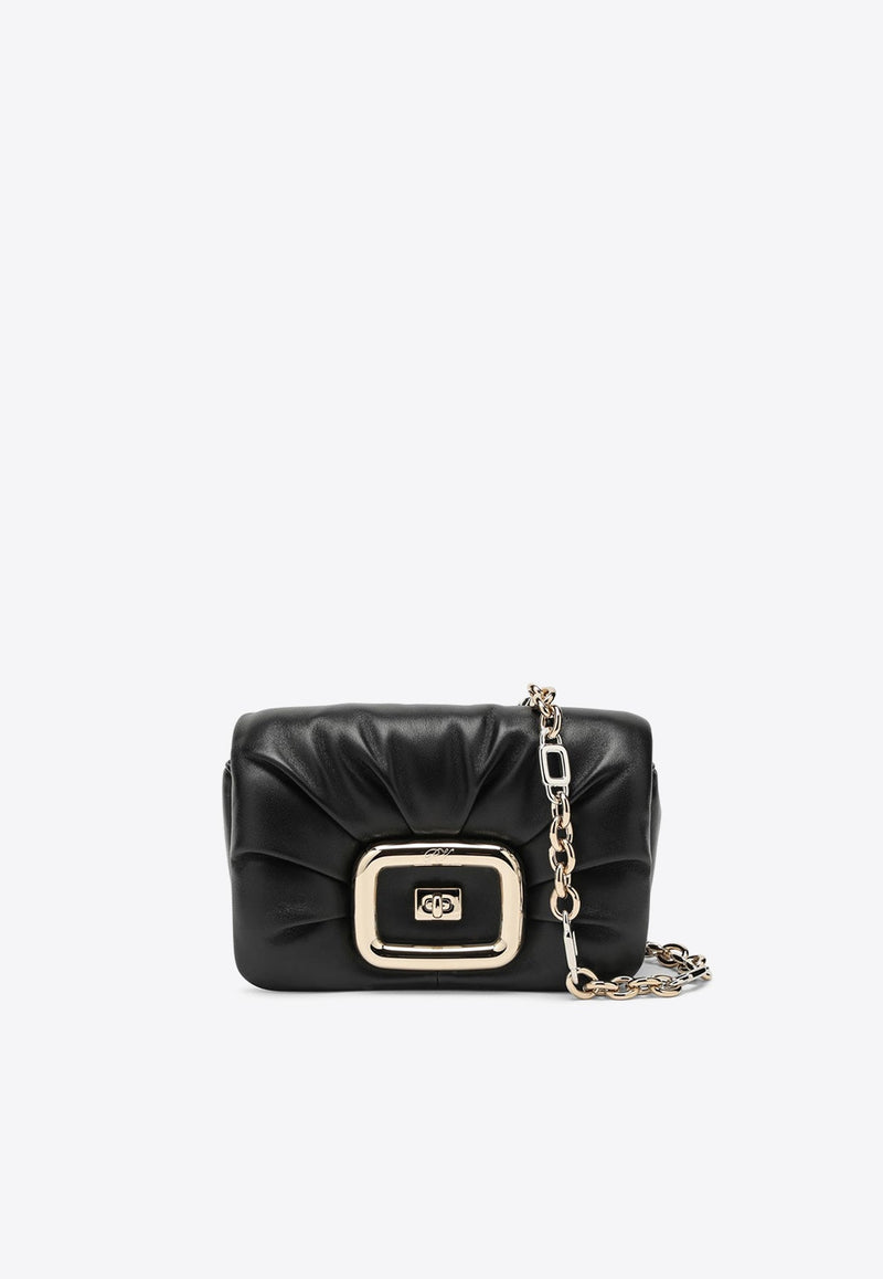 Mini Viv' Choc Nappa Leather Shoulder Bag