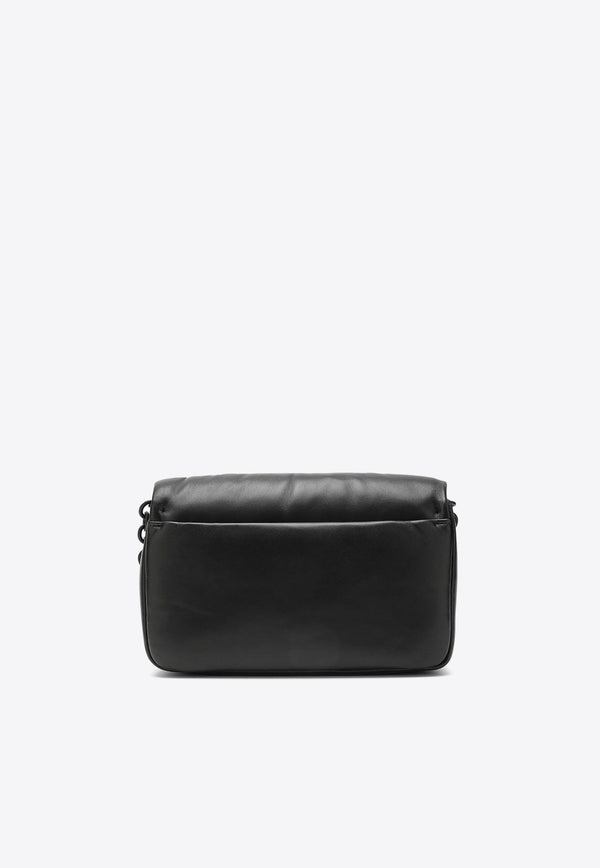 Viv' Choc Leather Shoulder Bag