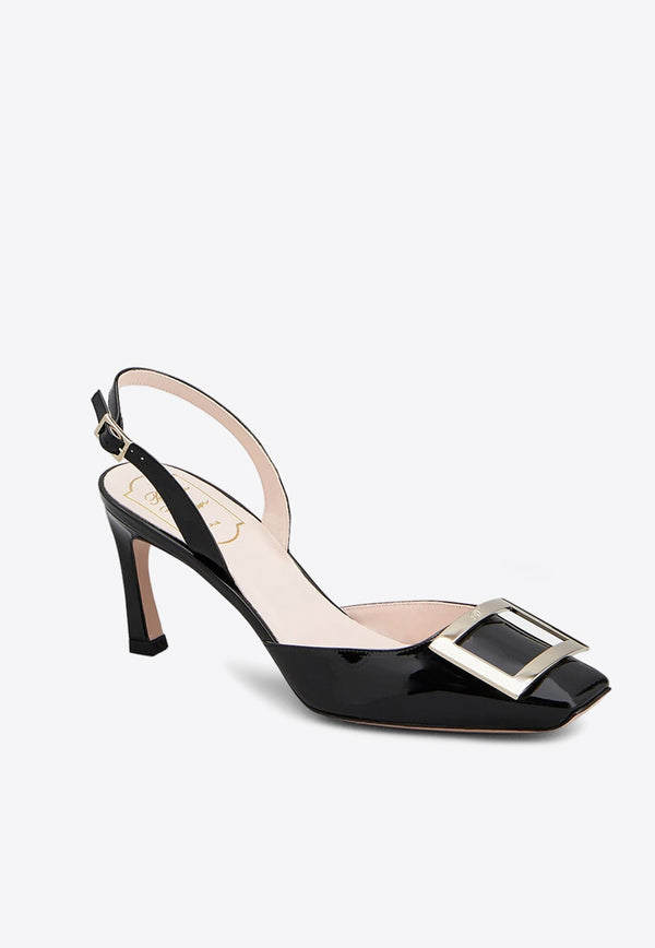 Trompette 70 Slingback Pumps in Patent Leather