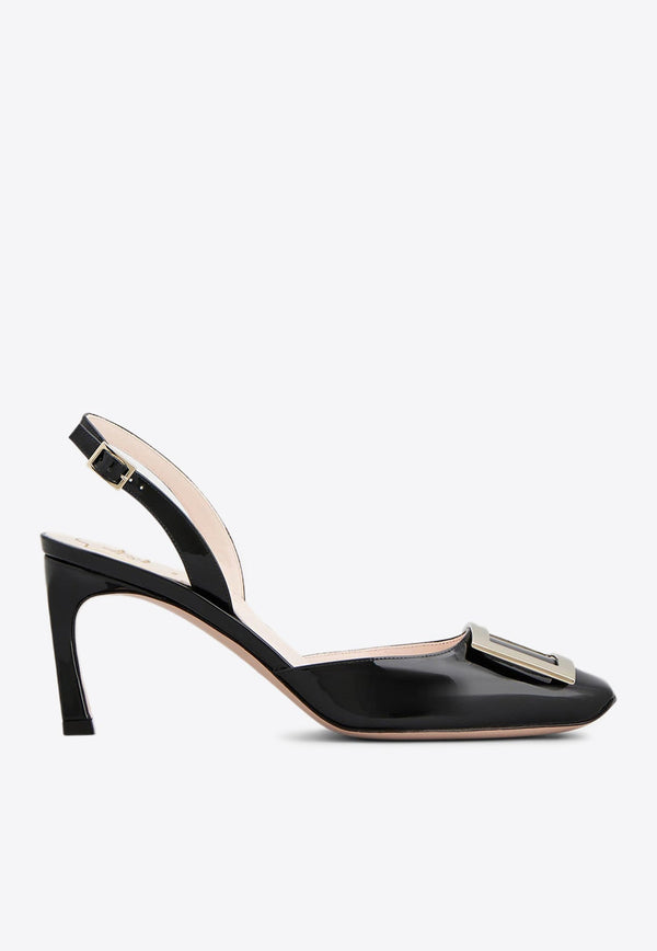 Trompette 70 Slingback Pumps in Patent Leather