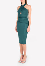 Sabelle Crossover Sheath Dress