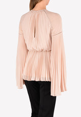 Nyla Pleated Fit &amp; Flare Top