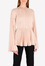 Nyla Pleated Fit &amp; Flare Top