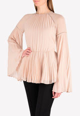 Nyla Pleated Fit &amp; Flare Top