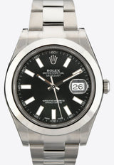 Oyster Perpetual Datejust 41 with Black Dial