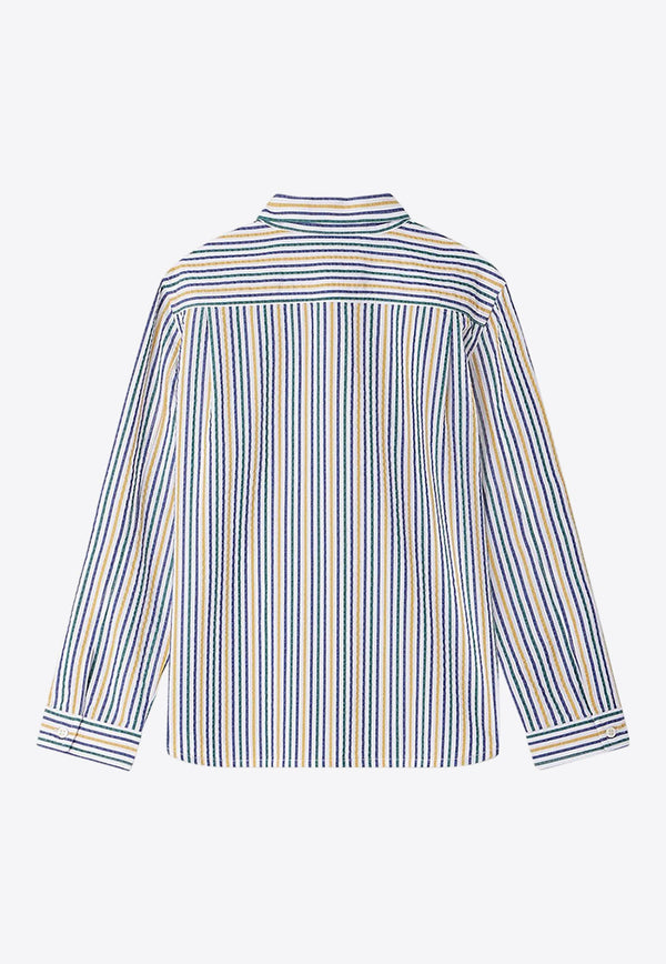 Boys Tangui Striped Long-Sleeved Shirt