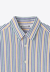 Boys Tangui Striped Long-Sleeved Shirt