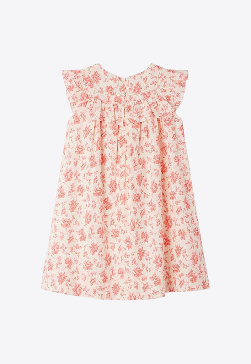 Girls Charlyne Floral Print Dress