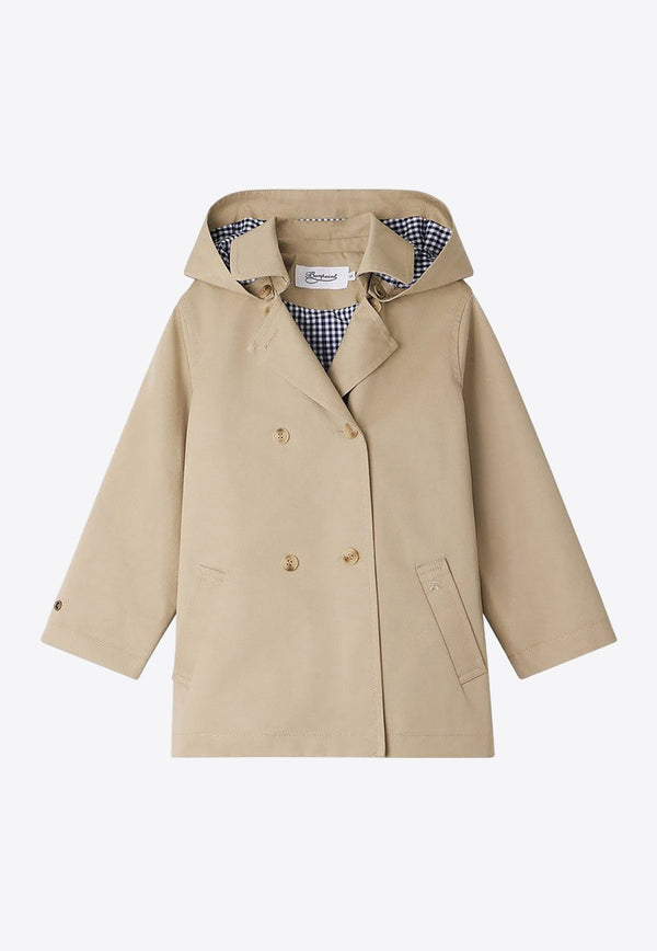 Girls Florie Double-Breasted Trench Coat