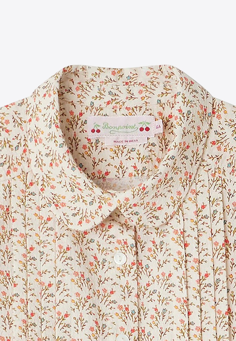 Girls Fiammetta Floral Print Shirt