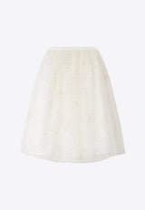 Girls Panice Flared Layered Skirt