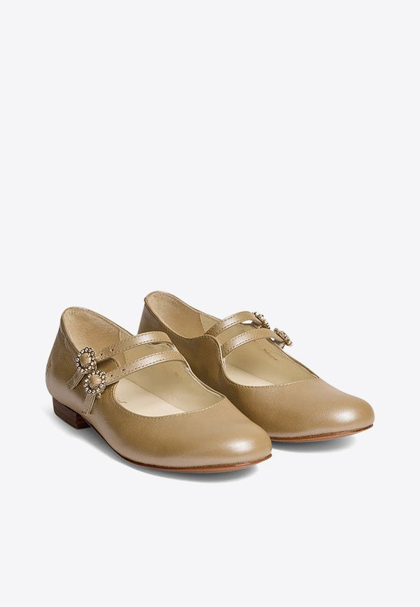 Girls Tam Mary-Jane Ballet Flats