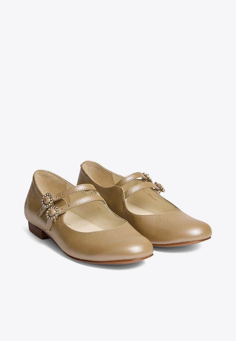 Girls Tam Mary-Jane Ballet Flats