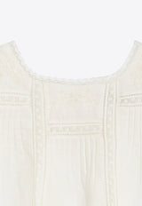 Girls Angeli Dress with Lace Detail