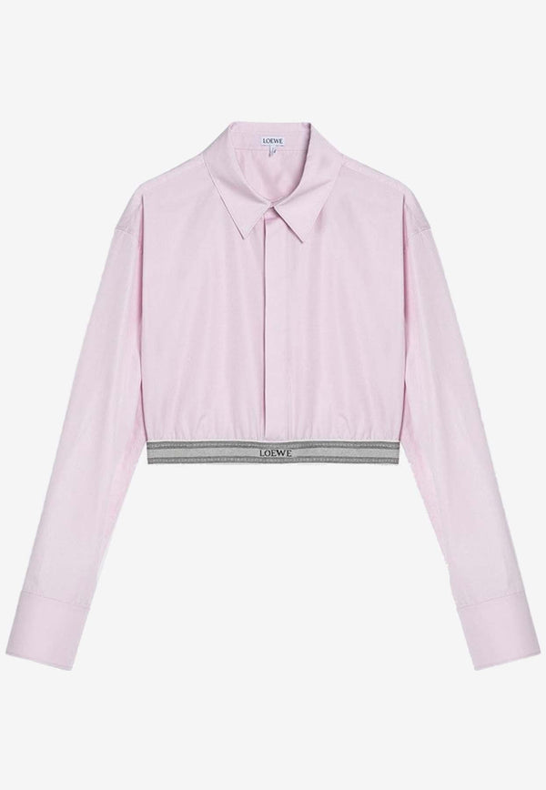 Cropped Long-Sleeved Shirt