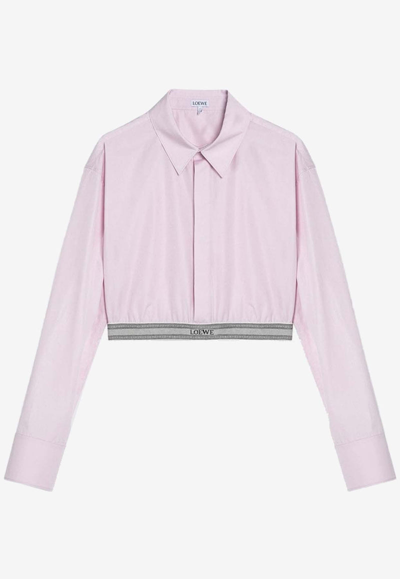 Cropped Long-Sleeved Shirt