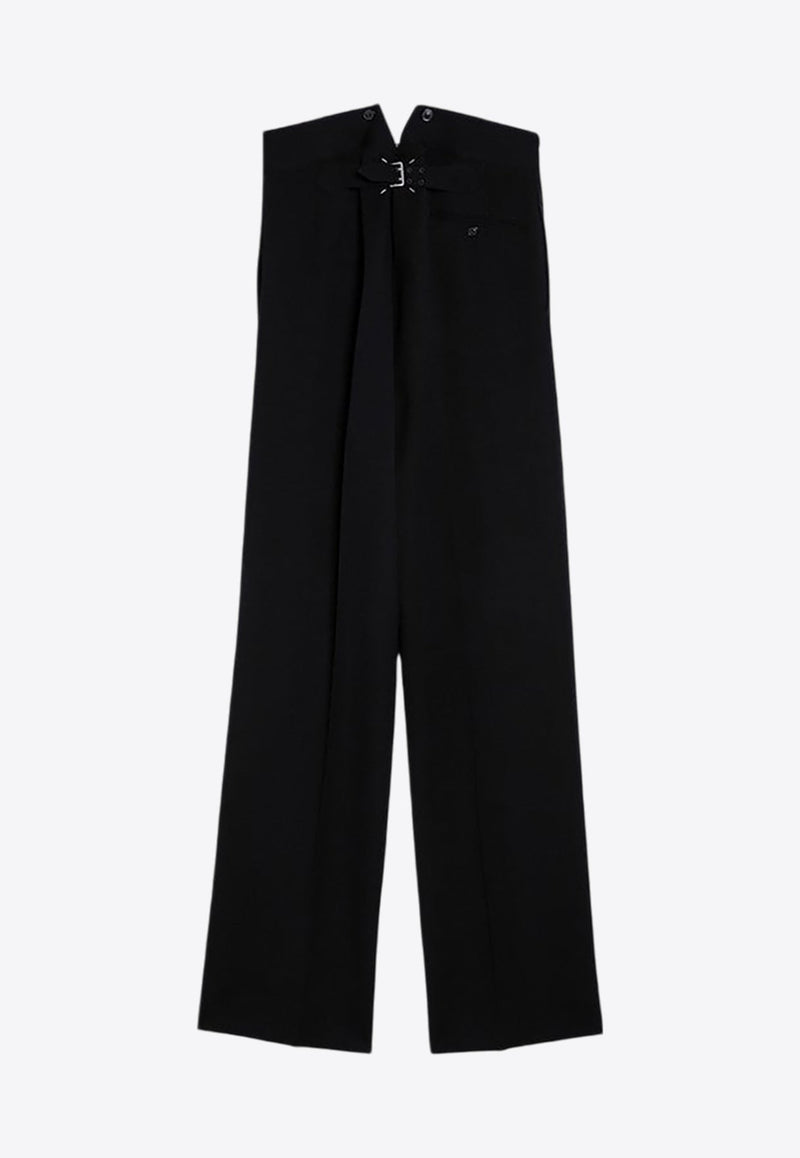 Barathea Wide Wool Pants