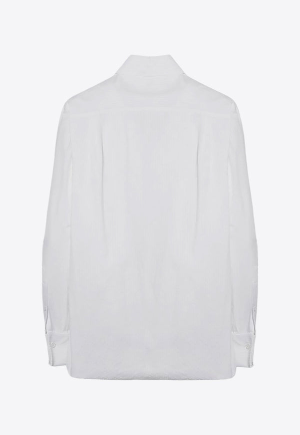 Belted Long-Sleeved Shirt