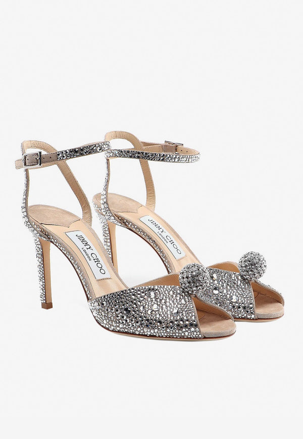 Sacora 85 Crystal-Embellished Sandals