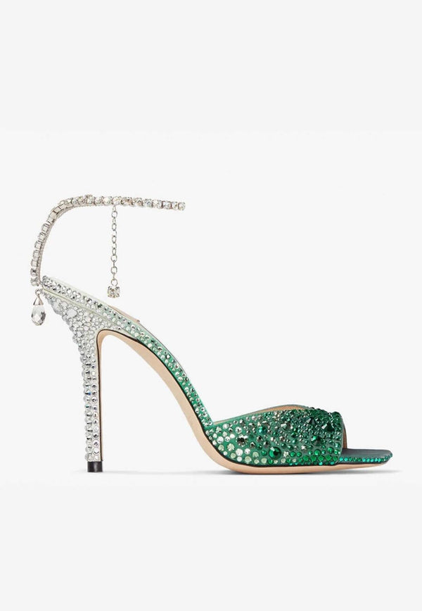 Saeda 100 Crystal-Embellished Sandals