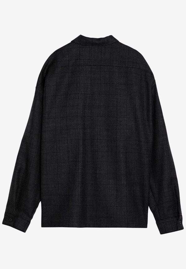 Prince of Wales Zip-Up Shirt