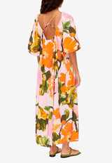 Teresa Floral Print Maxi Dress