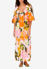 Teresa Floral Print Maxi Dress