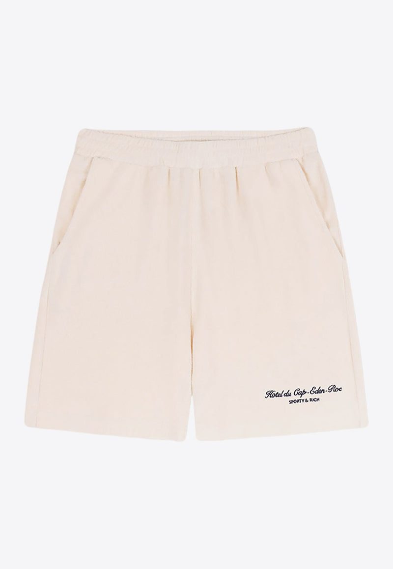 Hotel du Cap Cursive Mini Terry Shorts