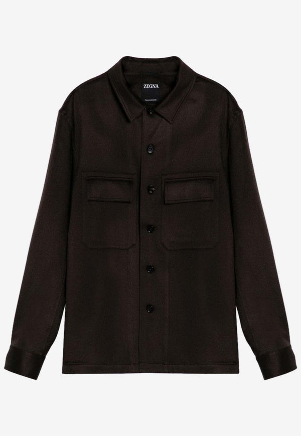 Cashmere Buttoned Shirt