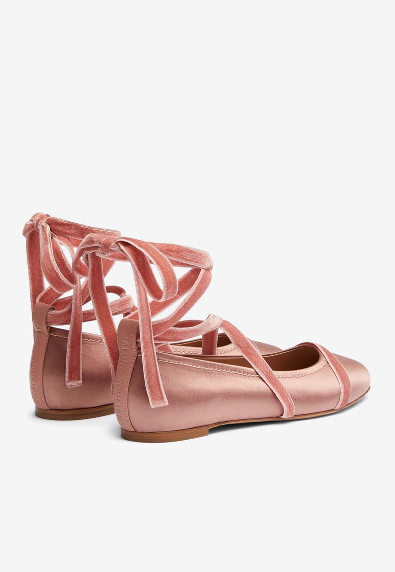 Spencer Satin Ballet Flats