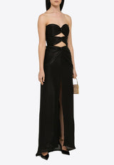 Brigitta Strapless Cut-Out Gown