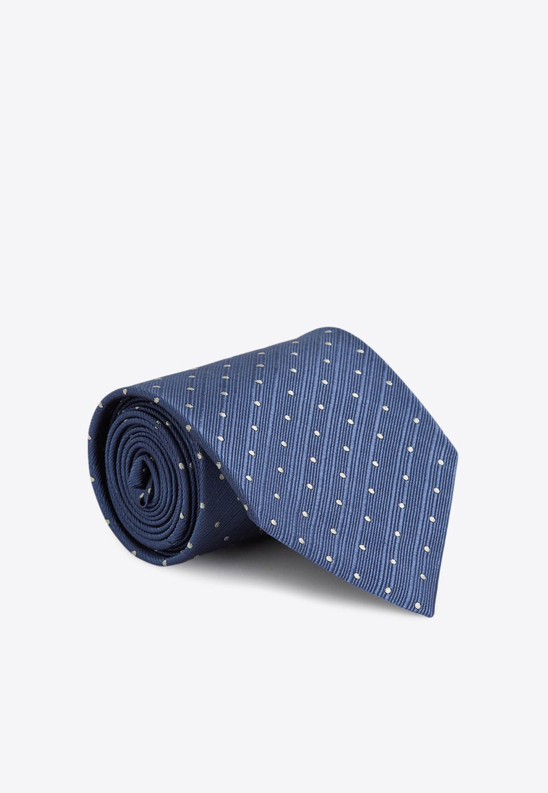 Micro Polka Dot Silk Tie