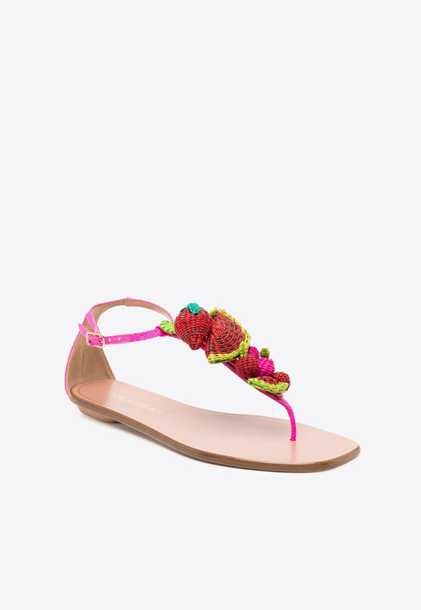 Strawberry Punch Flat Thong Sandals