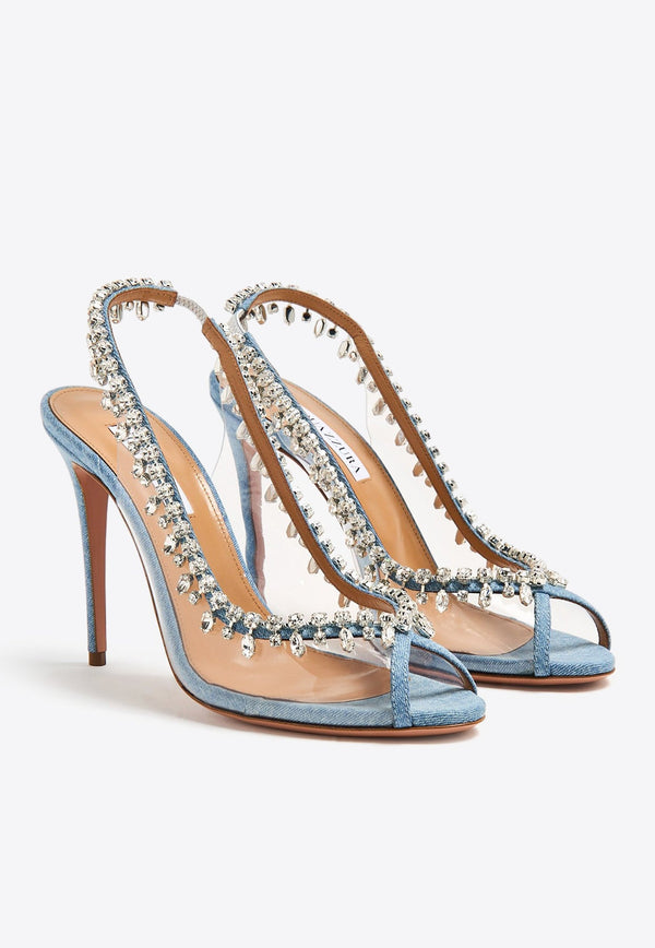 Temptation 105 Crystal-Embellished Sandals