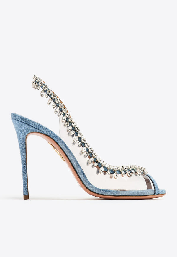 Temptation 105 Crystal-Embellished Sandals