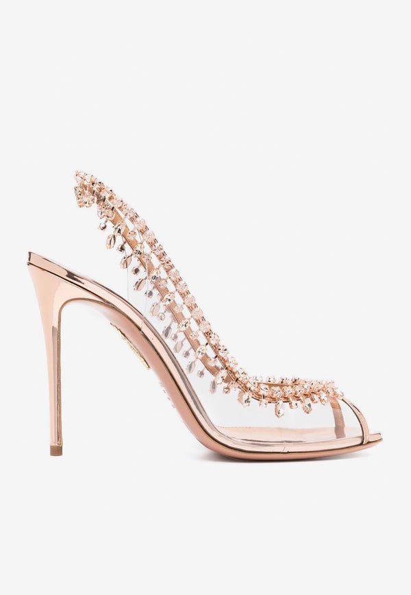 Temptation 105 Crystal-Embellished Sandals