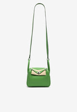 Mini Lindy 20 in Vert Yucca Clemence Leather with Palladium Hardware