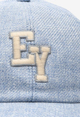 EY Logo Denim Baseball Cap