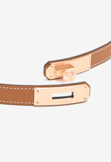 Kelly 18 Epsom Calfskin Belt with Rose Gold Buckle